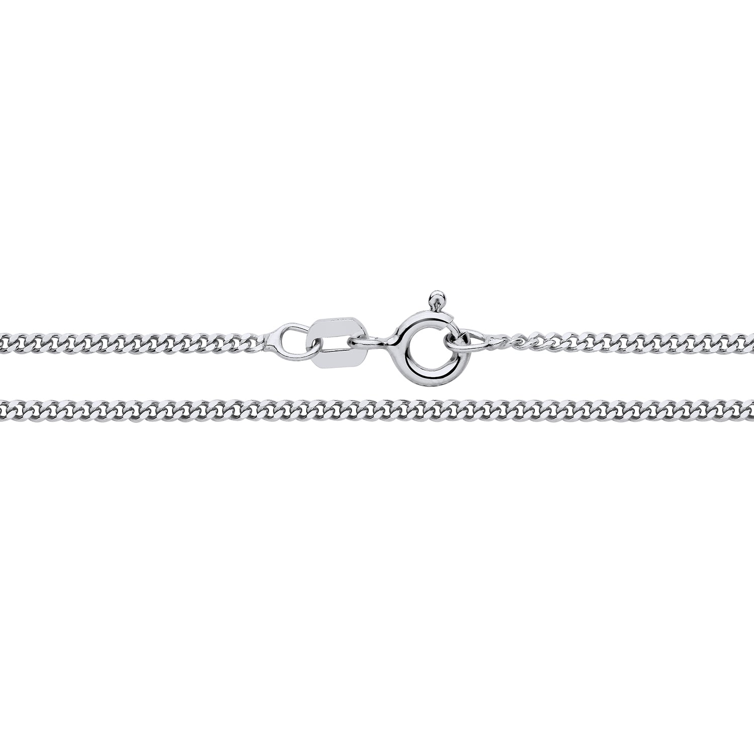 1.4mm STERLING SILVER CURB CHAIN
