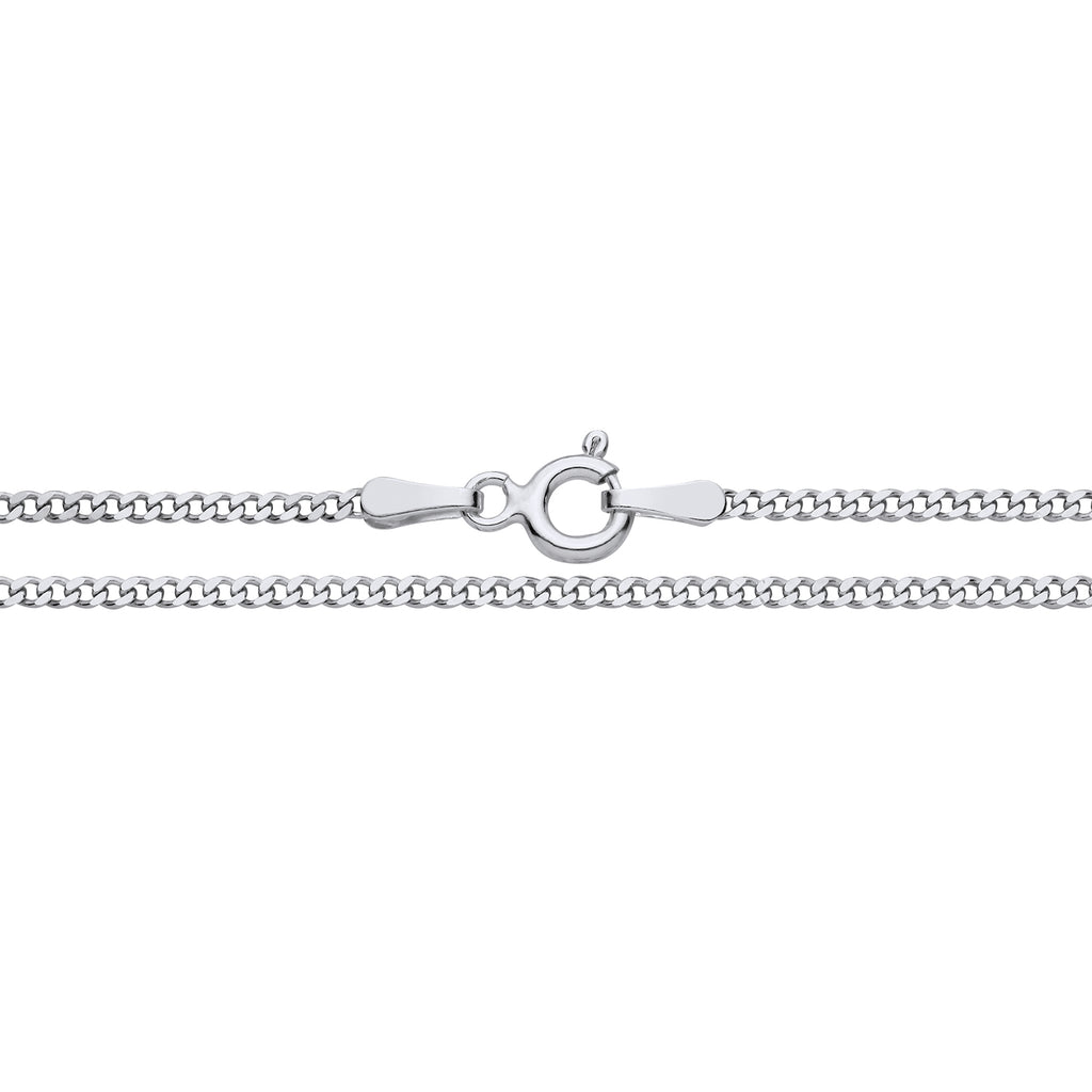 1.4MM STERLING SILVER SUPER FLAT CURB CHAIN