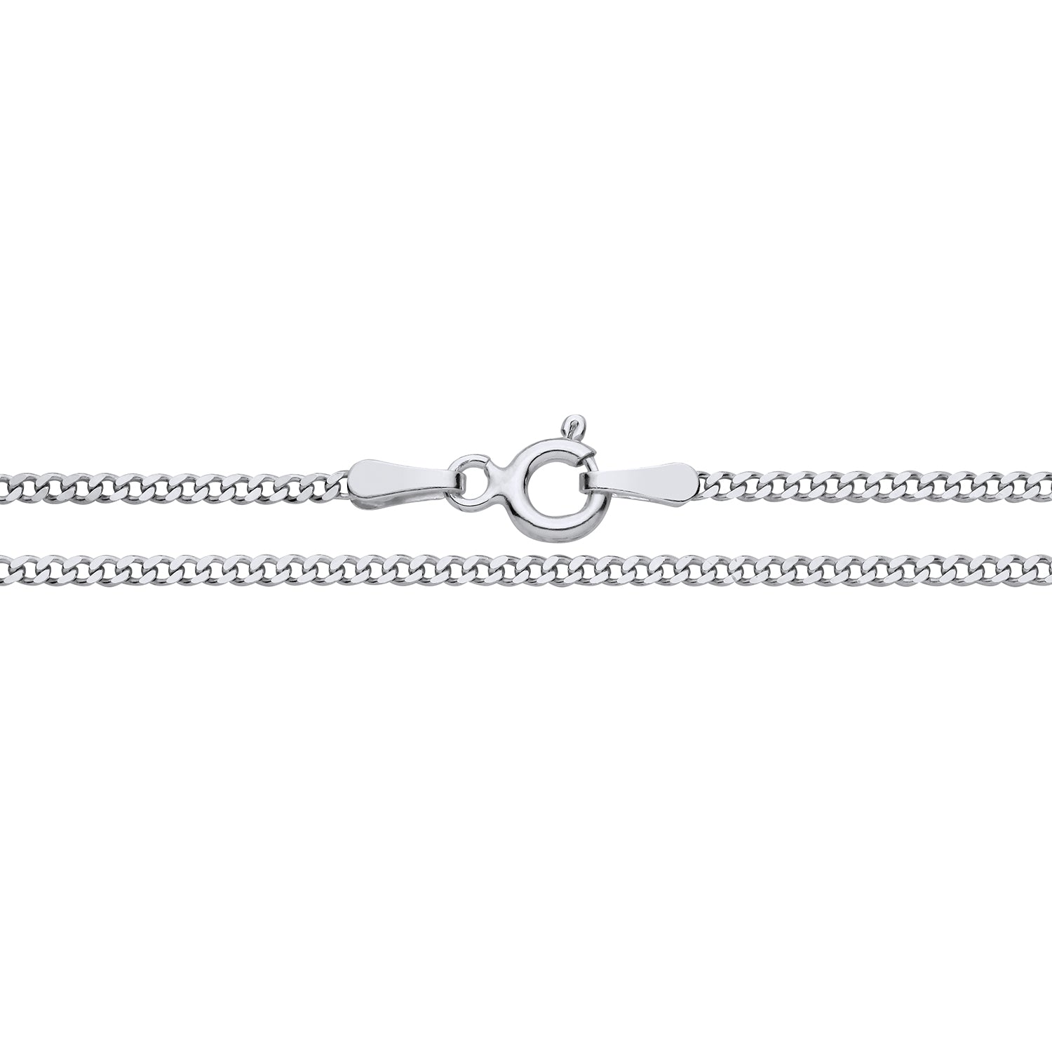 1.4MM STERLING SILVER SUPER FLAT CURB CHAIN