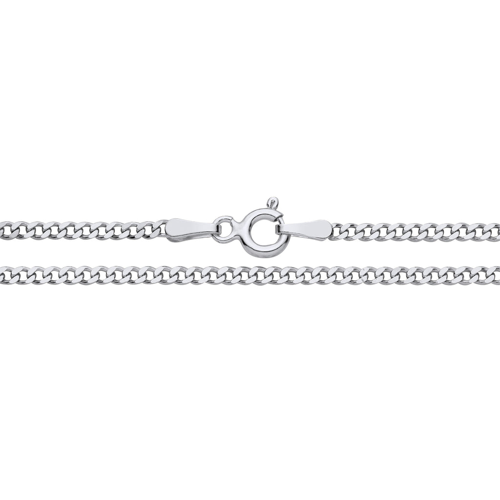 1.9MM STERLING SILVER SUPER FLAT CURB CHAIN
