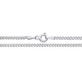 1.9MM STERLING SILVER SUPER FLAT CURB CHAIN