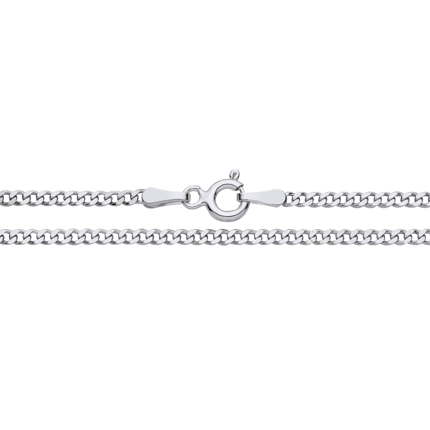 1.9MM STERLING SILVER SUPER FLAT CURB CHAIN