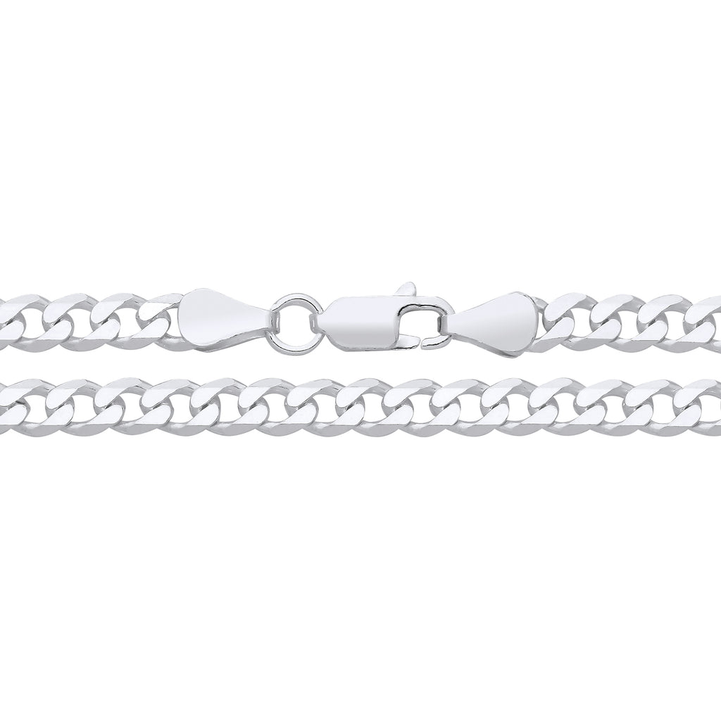 4.7MM STERLING SILVER REGULAR CURB CHAIN