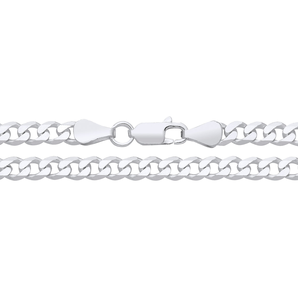 4.7MM STERLING SILVER REGULAR CURB CHAIN