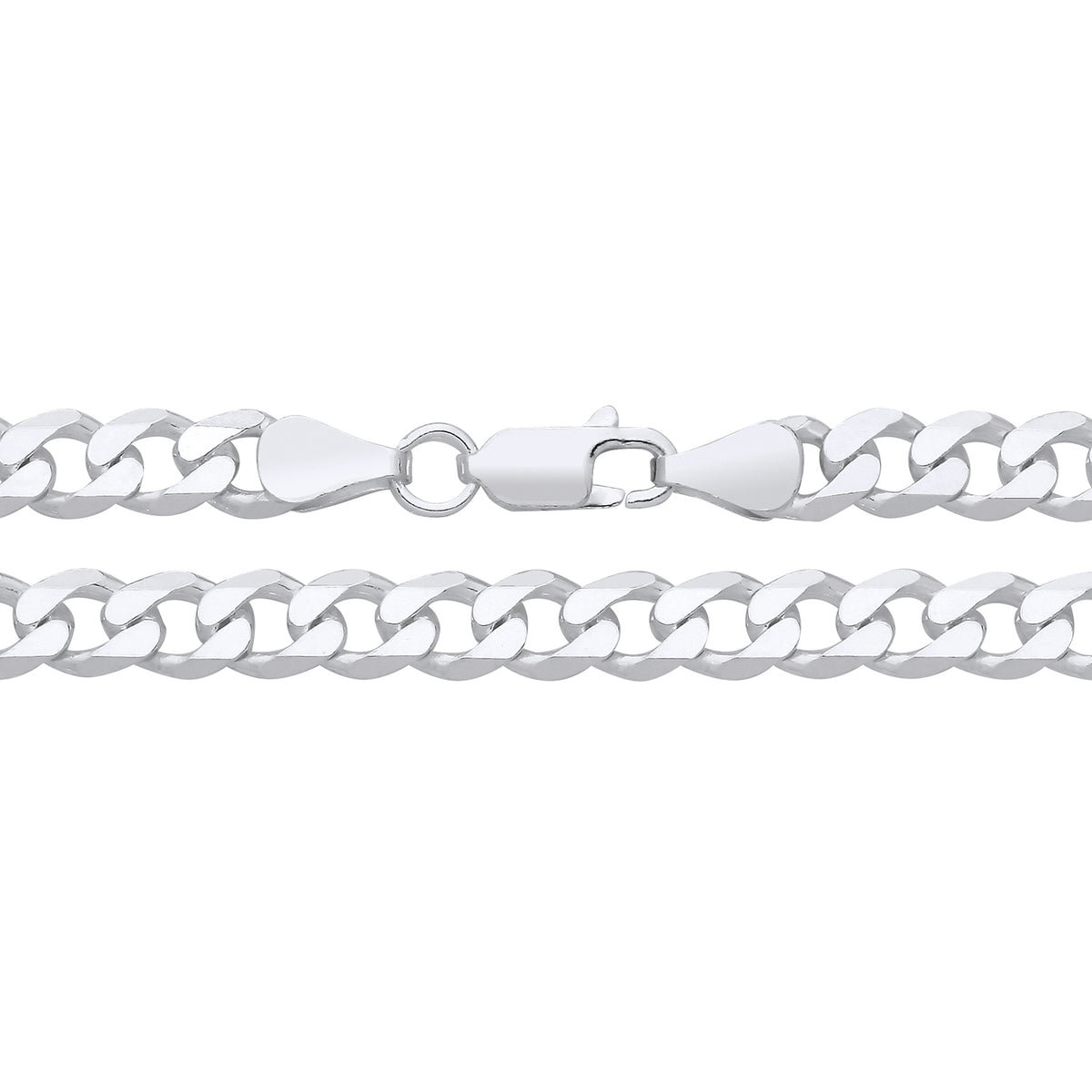5.8MM STERLING SILVER REGULAR CURB CHAIN