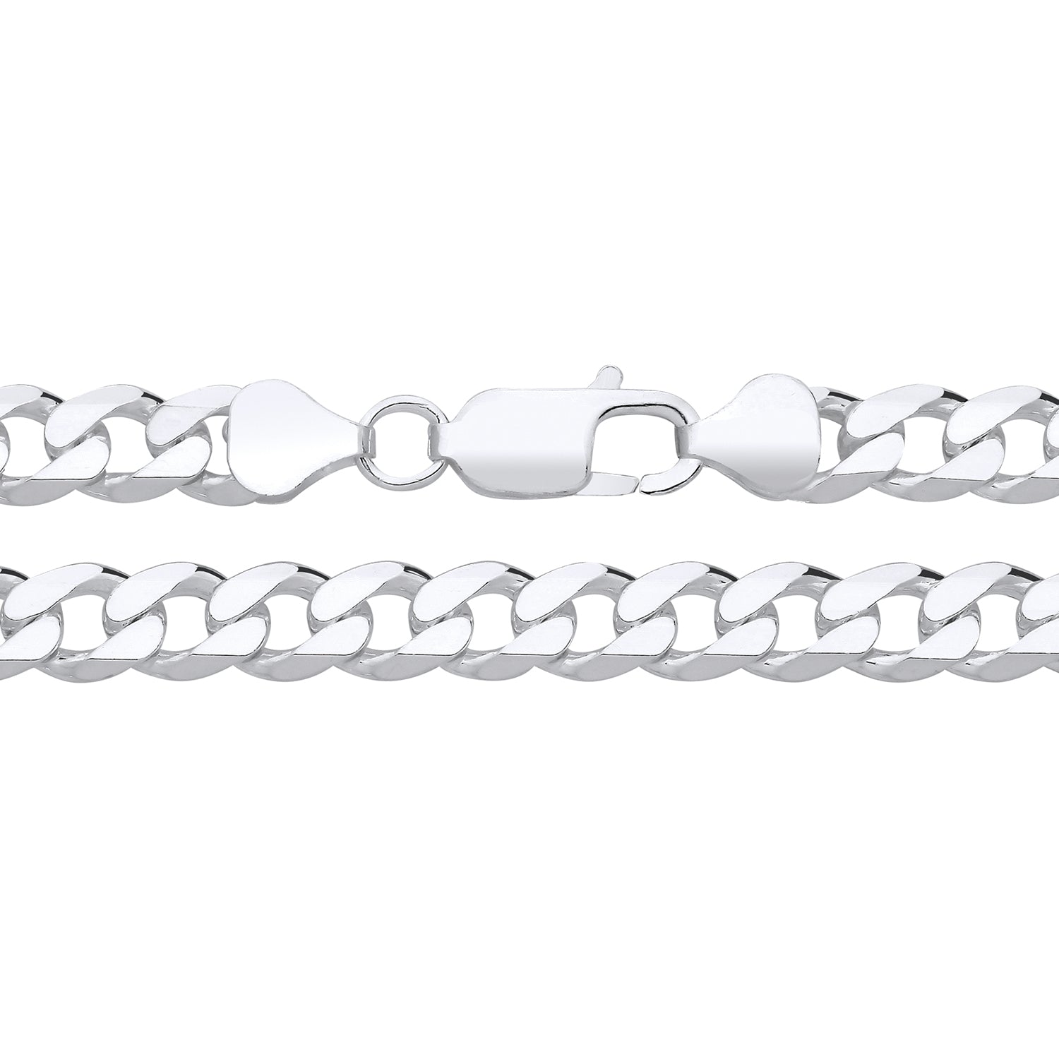 7MM STERLING SILVER REGULAR CURB CHAIN