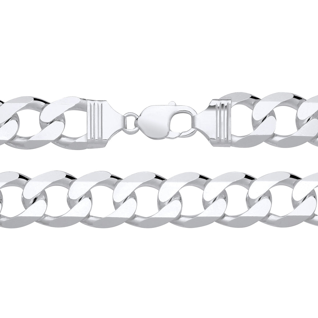 15.3MM STERLING SILVER REGULAR CURB CHAIN