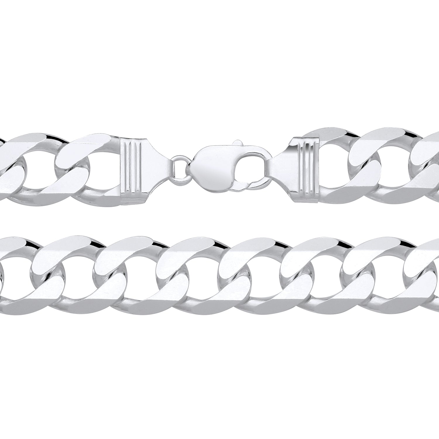 15.3MM STERLING SILVER REGULAR CURB CHAIN