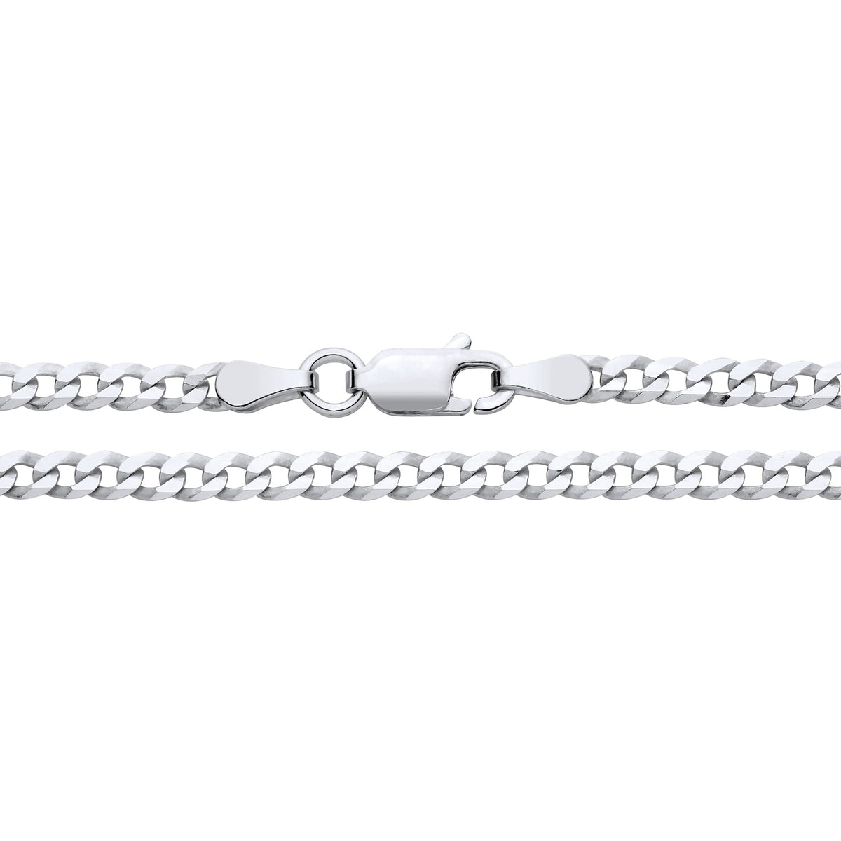 3MM STERLING SILVER SUPER FLAT CURB CHAIN