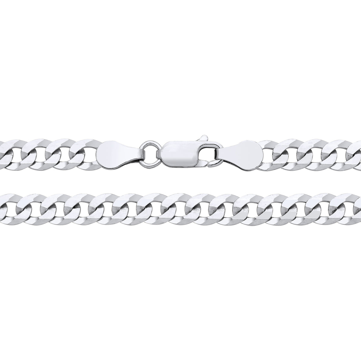 5.3MM STERLING SILVER SUPER FLAT CURB CHAIN