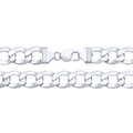 14.5MM STERLING SILVER FLAT CURB CHAIN