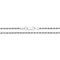 2MM STERLING SILVER DIAMOND CUT ROPE CHAIN