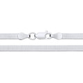 3.4MM STERLING SILVER HERRINGBONE CHAIN NECKLACE