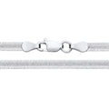3.4MM STERLING SILVER DIAMOND CUT HERRINGBONE CHAIN