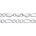 5.6MM STERLING SILVER REGULAR FIGARO CHAIN