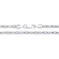 STERLING SILVER 2.5MM BYZANTINE CHAIN