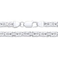 STERLING SILVER 5MM BYZANTINE CHAIN