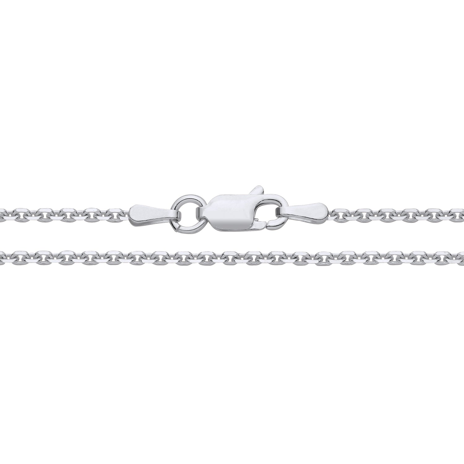 1.7MM STERLING SILVER D/C ROLO CHAIN