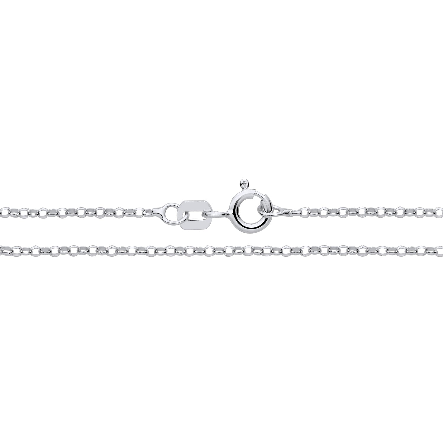1.3MM STERLING SILVER D/C BELCHER CHAIN
