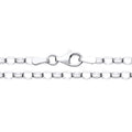 3MM STERLING SILVER OVAL BELCHER CHAIN