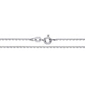 1.4MM RHODIUM PLATED STERLING SILVER BRILLANTINA CHAIN