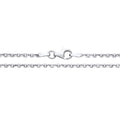 2.2MM RHODIUM PLATED STERLING SILVER OVAL BRILLANTINA CHAIN