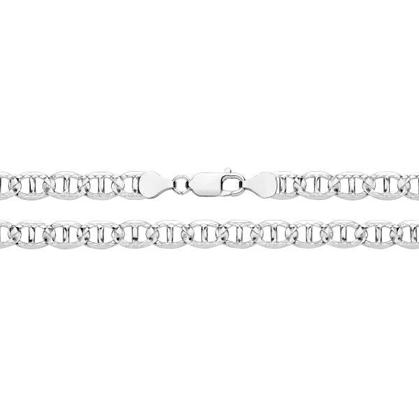 STERLING SILVER 4.6MM ANCHOR MARINER CHAIN