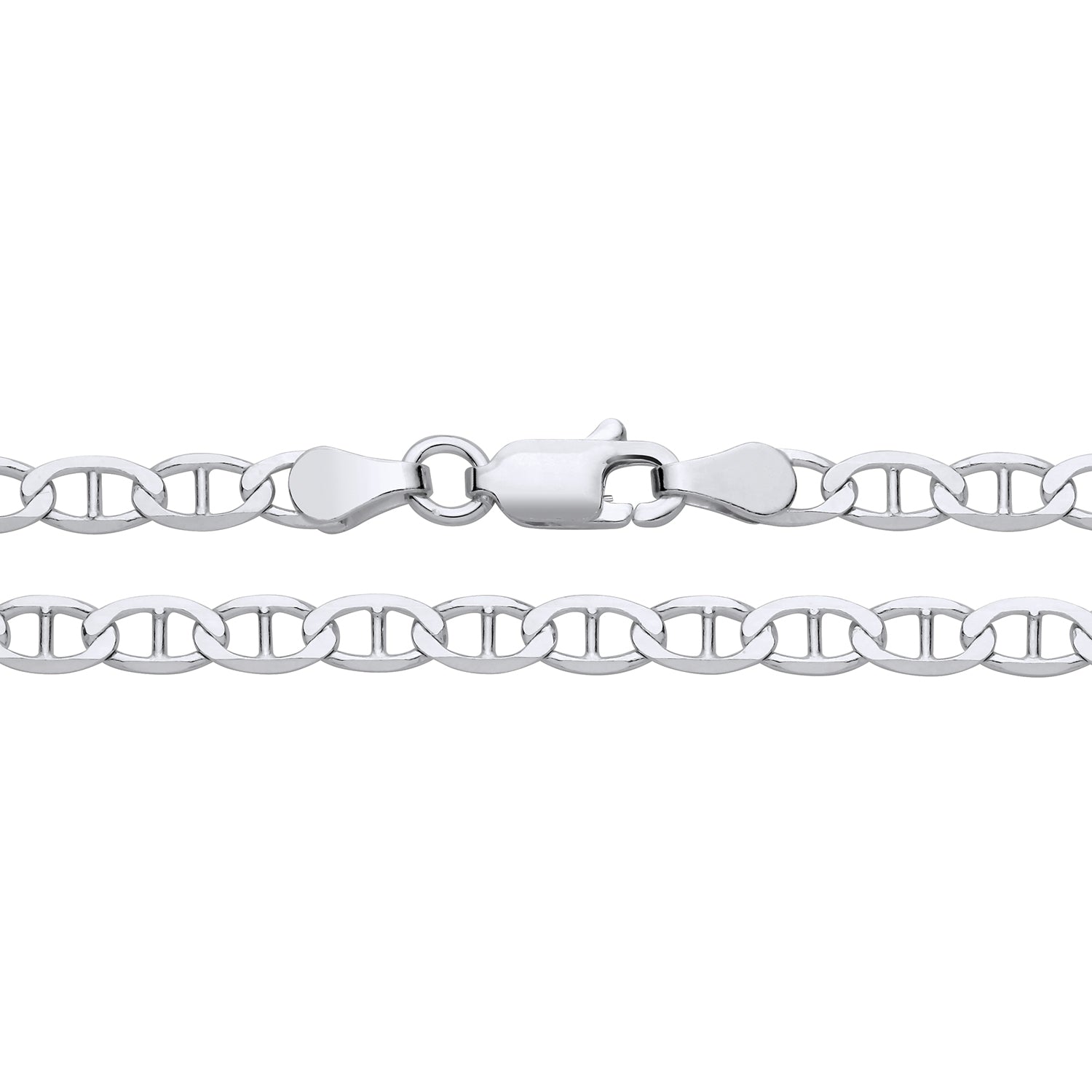 3.6MM STERLING SILVER ANCHOR MARINER CHAIN