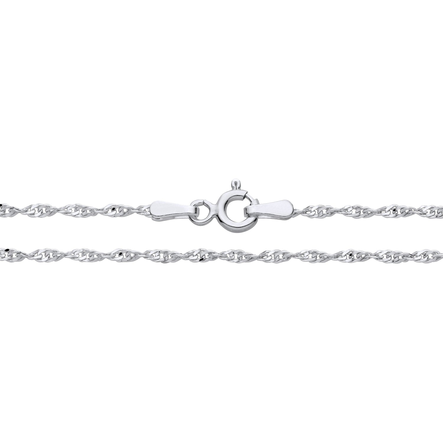 1.6MM STERLING SILVER SINGAPORE CHAIN