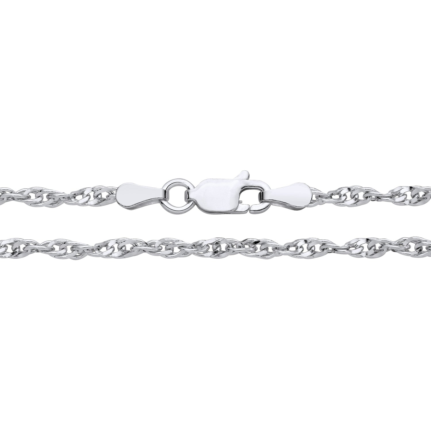 2.5MM STERLING SILVER SINGAPORE CHAIN