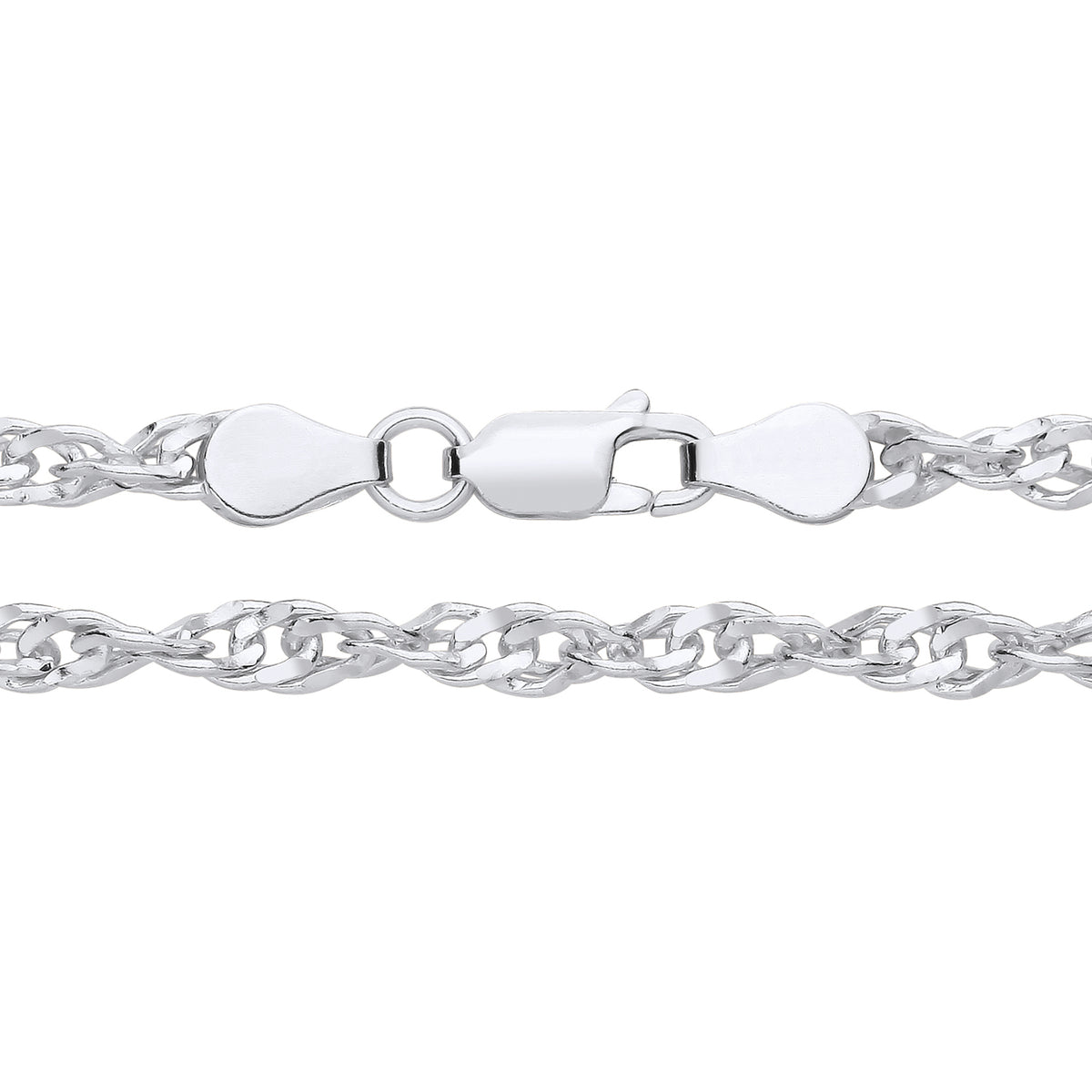 4MM STERLING SILVER SINGAPORE CHAIN