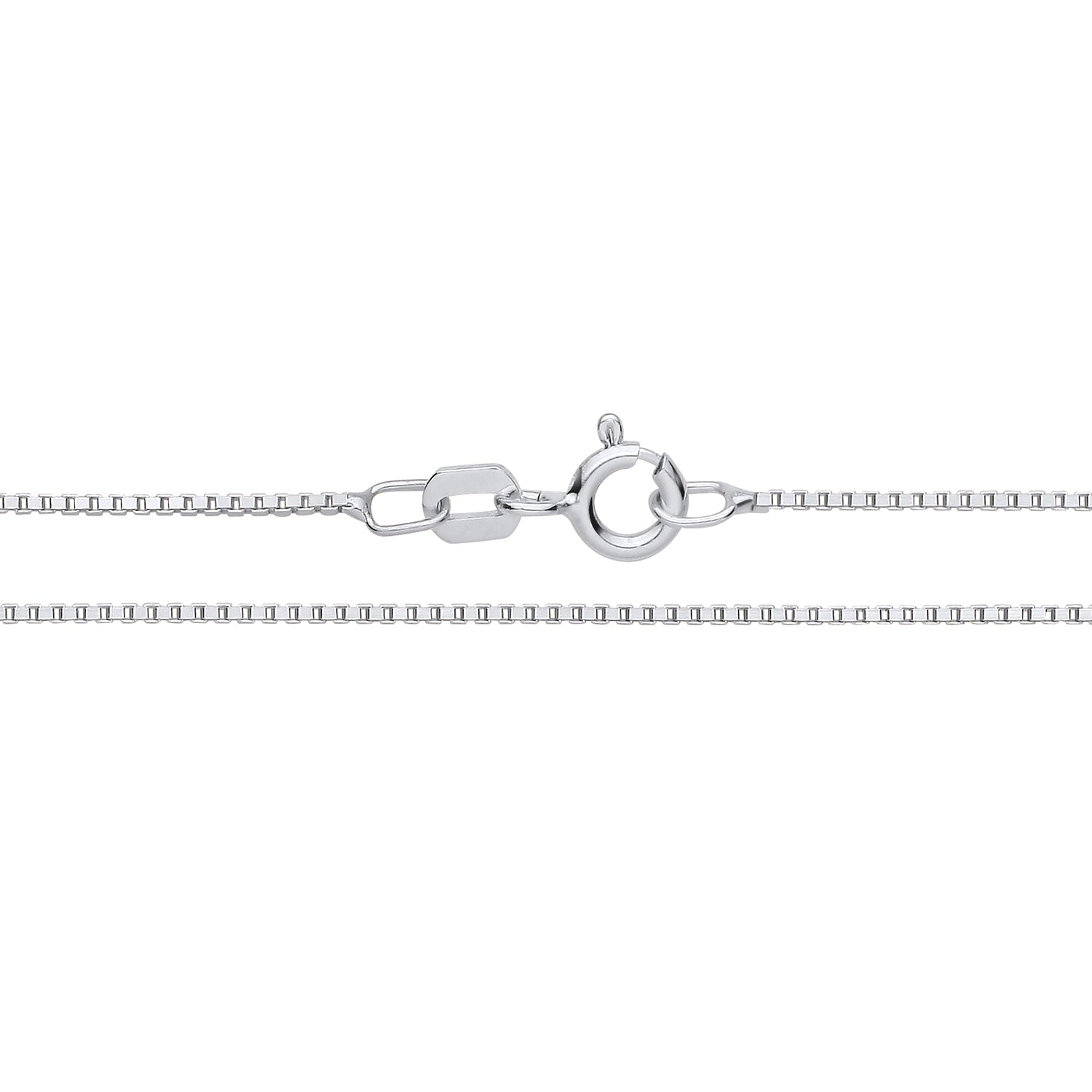 0.9MM STERLING SILVER BOX CHAIN
