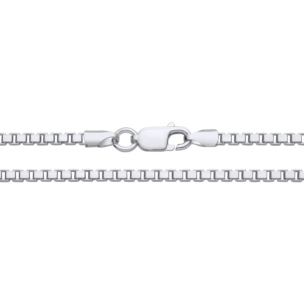 2.2MM STERLING SILVER BOX CHAIN