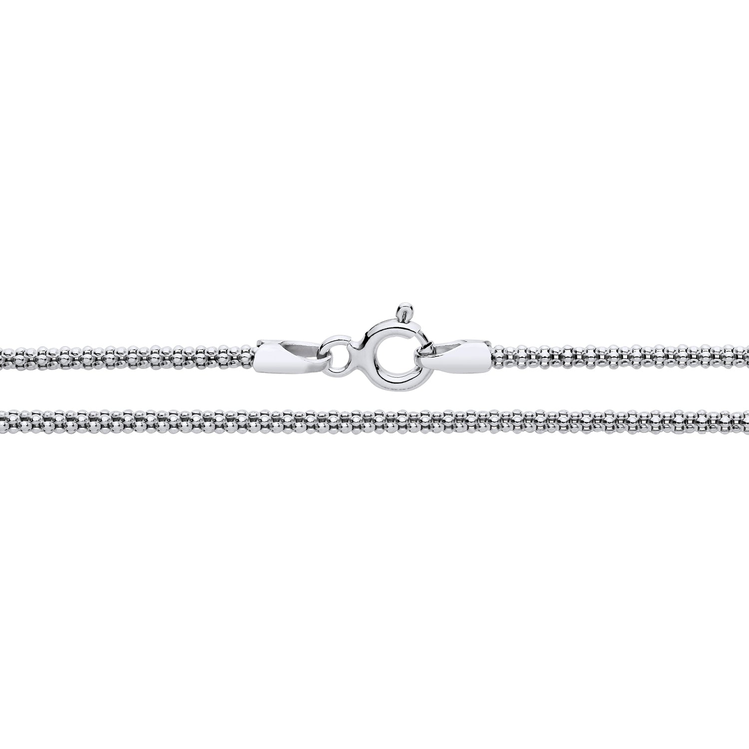 1.6MM STERLING SILVER POPCORN CHAIN