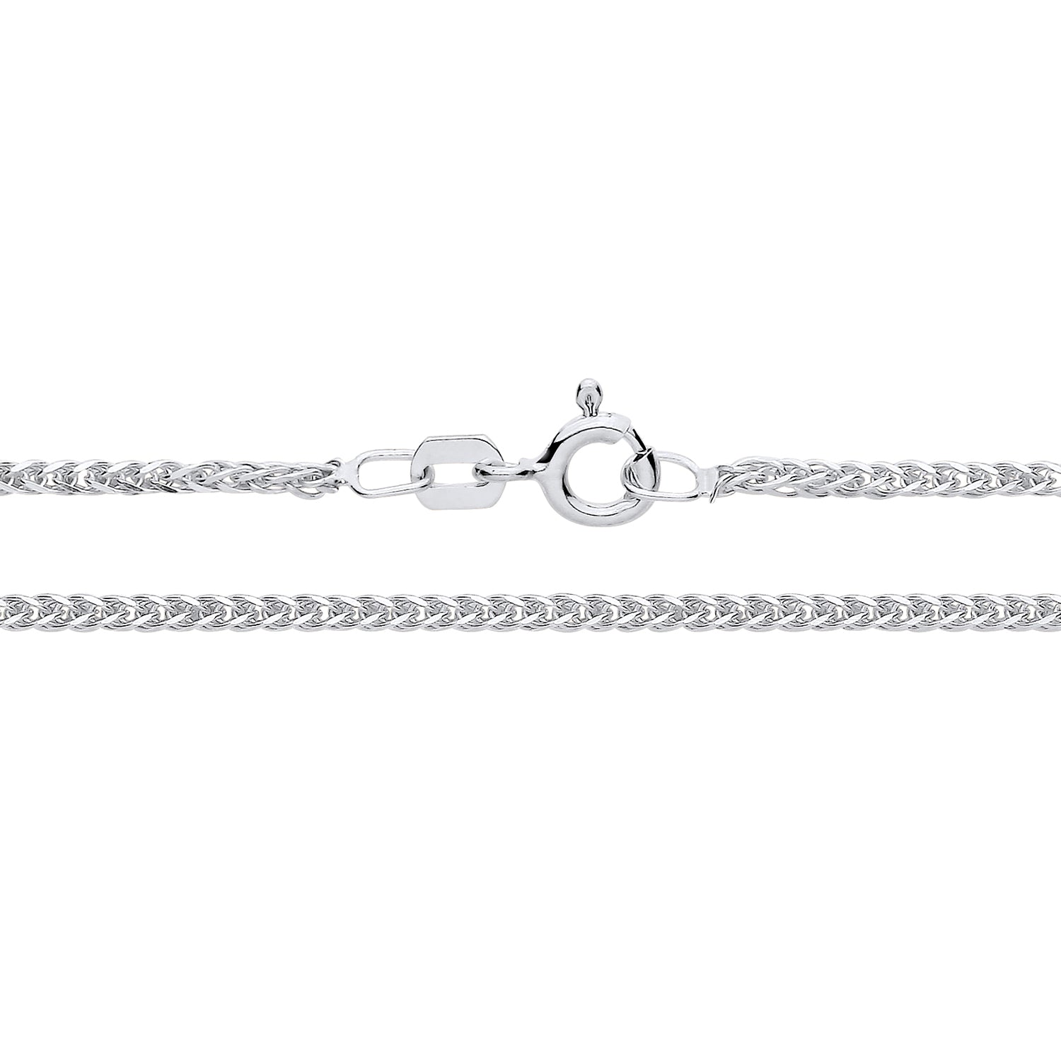 1.2MM STERLING SILVER SPIGA CHAIN