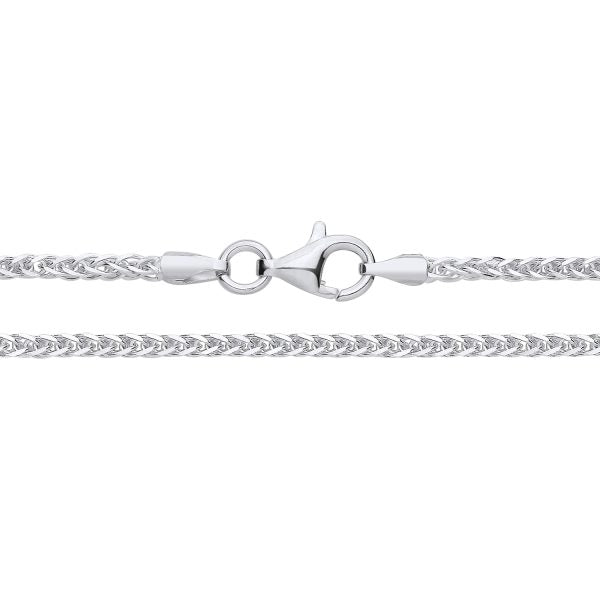 1.7MM STERLING SILVER SPIGA CHAIN