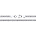 STERLING SILVER 3.4MM DRAGON TAIL FLAT SNAKE CHAIN