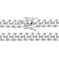 8.3MM STERLING SILVER CUBAN CHAIN BOX LOCK