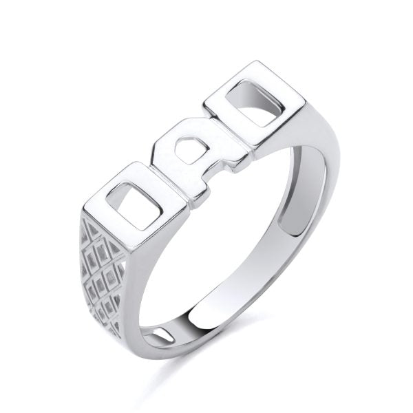 STERLING SILVER DAD RING