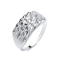 STERLING SILVER 4 ROW KEEPER RING