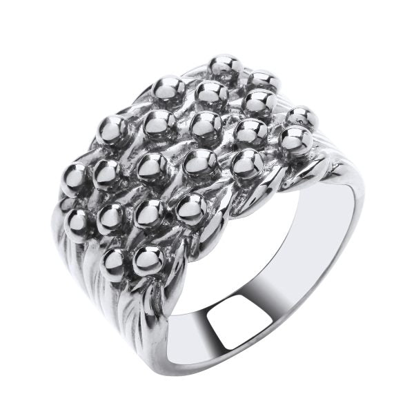 STERLING SILVER MEN’S KEEPER RING