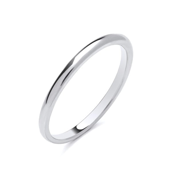 STERLING SILVER 1.75MM PLAIN BAND RING