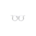 STERLING SILVER 10MM HOOP EARRINGS