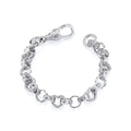 STERLING SILVER HEART BELCHER CHILD’S BRACELET 6.5 INCH