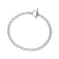 STERLING SILVER T BAR BELCHER BRACELET