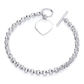 STERLING SILVER T BAR BELCHER BRACELET – 7.5 INCH