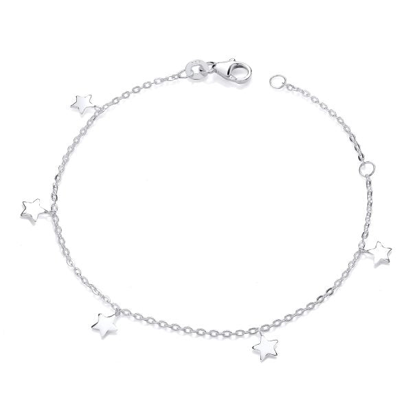 STERLING SILVER STAR BRACELET