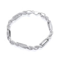 STERLING SILVER GENTS BRACELET