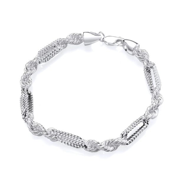 STERLING SILVER GENTS BRACELET