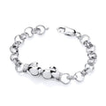 STERLING SILVER CHILDS BOXING GLOVE BRACELET – 6 INCH